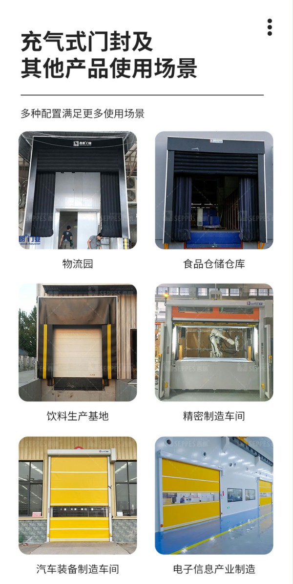 充氣式門封